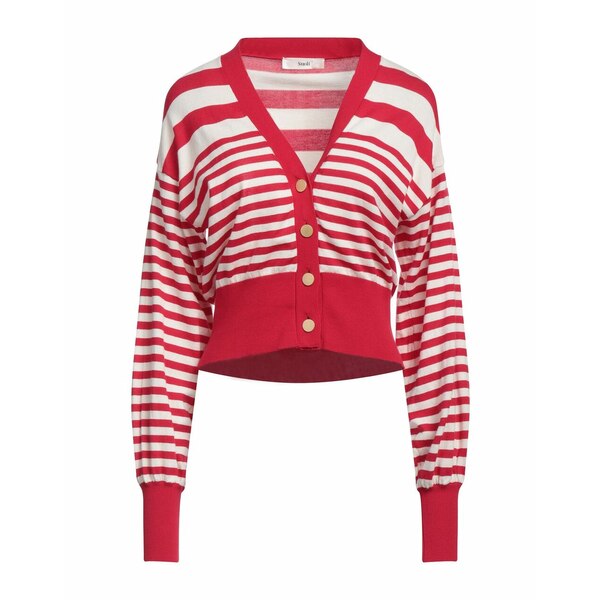 オンラインショッピング スオリ レディース カーディガン アウター Cardigans Red ongataworks.com