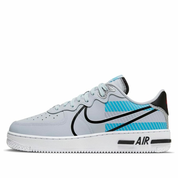 Nike ナイキ メンズ スニーカー  【Nike x 3M Air Force 1 React LX \u0027Pure Platinum Baltic Blue\u0027 CT3316-001】  大きさ US_6(24.0珊)