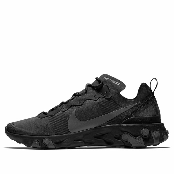 Nike ナイキ メンズ スニーカー  【Nike React Element 55 \u0027Triple Black\u0027 BQ6166-008】  大きさ US_8(26.0珊)