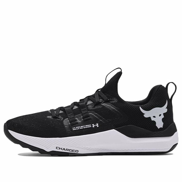 Under Armour アンダーアーマー メンズ スニーカー 【Under Armour Project Rock BSR 'Black White' 3023006-002】 サイズ US_M_14｜asty