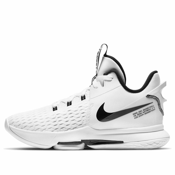 Nike ナイキ メンズ スニーカー  【Nike LeBron Witness 5 EP \u0027White Black\u0027 CQ9381-101】  大きさ US_12(30.0糎)