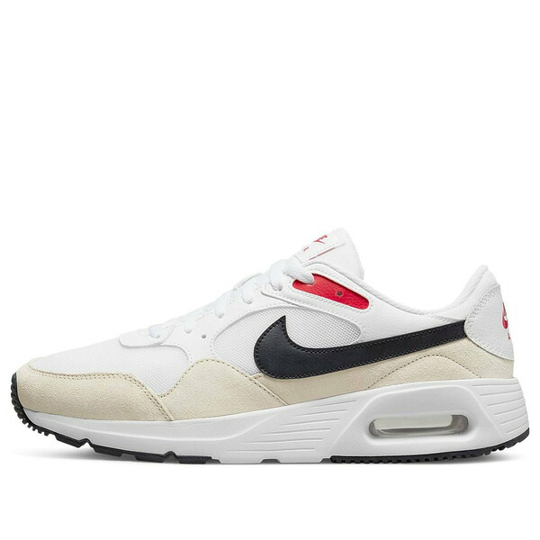 Nike ナイキ メンズ スニーカー  【Nike Air Max SC \u0027White University Red\u0027 CW4555-108】  大きさ US_8.5(26.5糎)