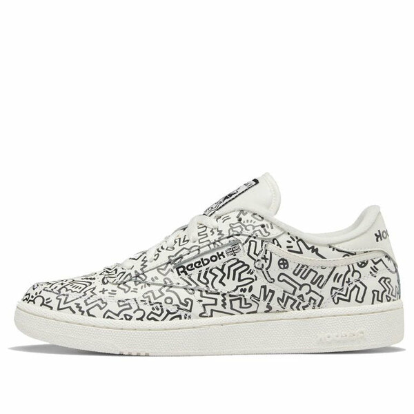 Reebok リーボック メンズ スニーカー 【Reebok Keith Haring x Club C 'Dancing Figures Allover Print' GZ1458】 サイズ US_11(29.0cm)｜asty