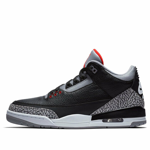 Jordan ジョーダン メンズ スニーカー  【Air Jordan 3 Retro OG \u0027Black Cement\u0027 2018 854262-001】  大きさ US_12.5(30.5糎)