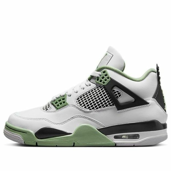 Air Jordan ジョーダン レディース スニーカー White/Seafoam/Dark Ash/Neutral Grey 【(WMNS) Air Jordan 4 Retro \u0027Seafoam\u0027 AQ9129-103】  大きさ US_6.5(23.5糎)