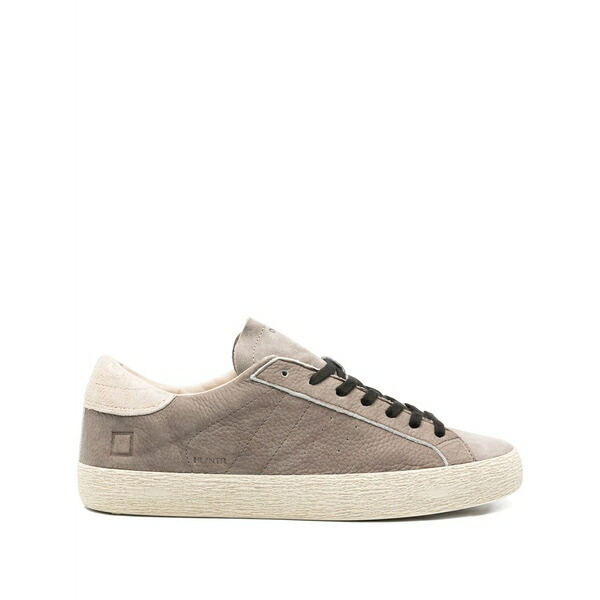 デイト メンズ スニーカー シューズ Leather sneakers  Brown
