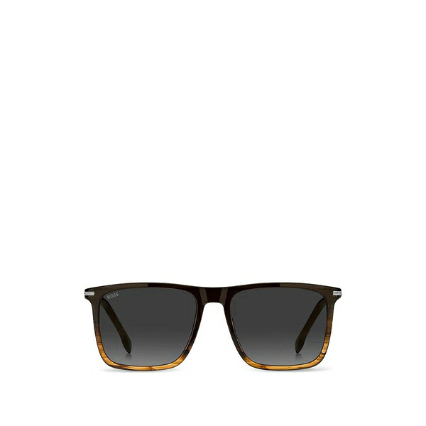 主任者 メンズ サングラス・アイウェア 付属物 Square-frame sunglasses Brown