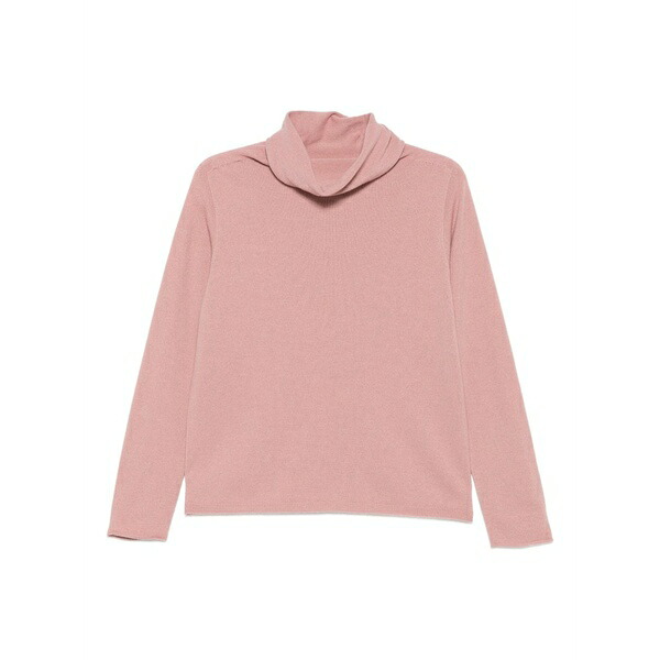 ル トリコット ペルー共和国ジャ レディース 編み物\u0026プルオーバー アウター Turtleneck sweater Pink