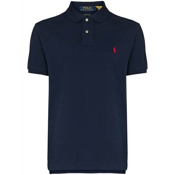 ラルフローレン メンズ スポーツシャツ トップス Custom slim fit polo shirt Blue