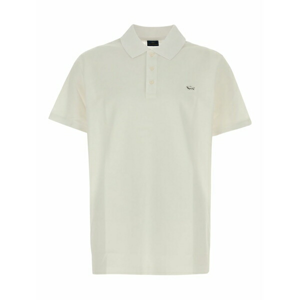 ポールアンドシャーク メンズ スポーツシャツ トップス Logo-detail polo shirt Neutrals