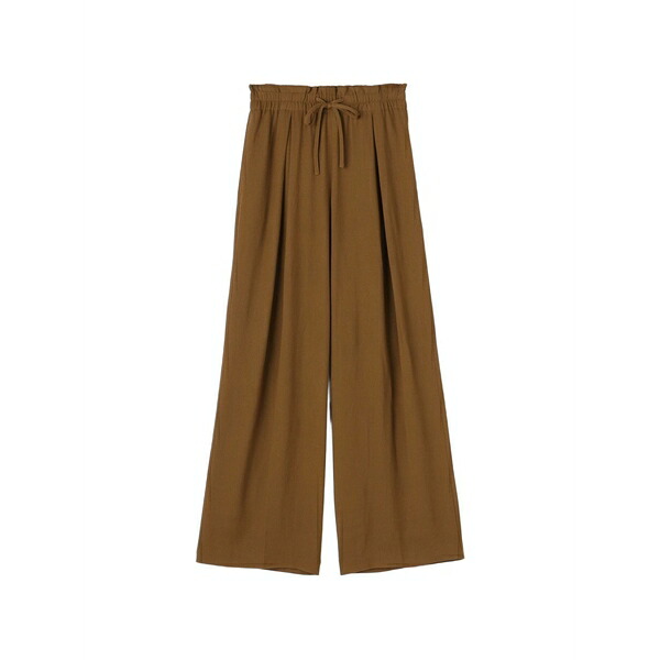 ジェームス パース レディース カジュアルパンツ ボトムス Matte pleated trousers Brown｜asty