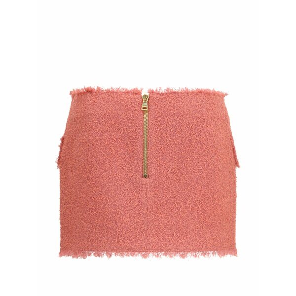 バルマン レディース スコート ボトムス Tweed mini skirt Pink