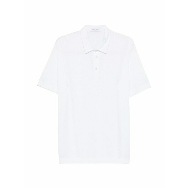 ダニエル フィエゾリ メンズ スポーツシャツ トップス Cotton polo shirt White