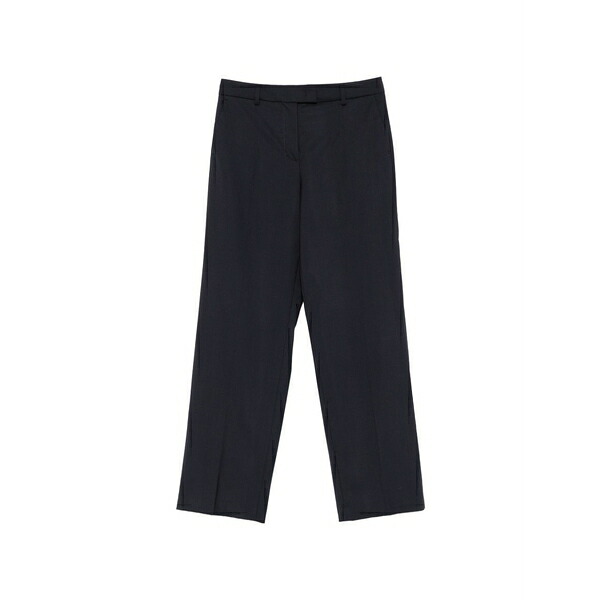 マニュエル リッツ レディース 心地好いズボン下 ボトムス Pressed-crease tailored trousers Blue