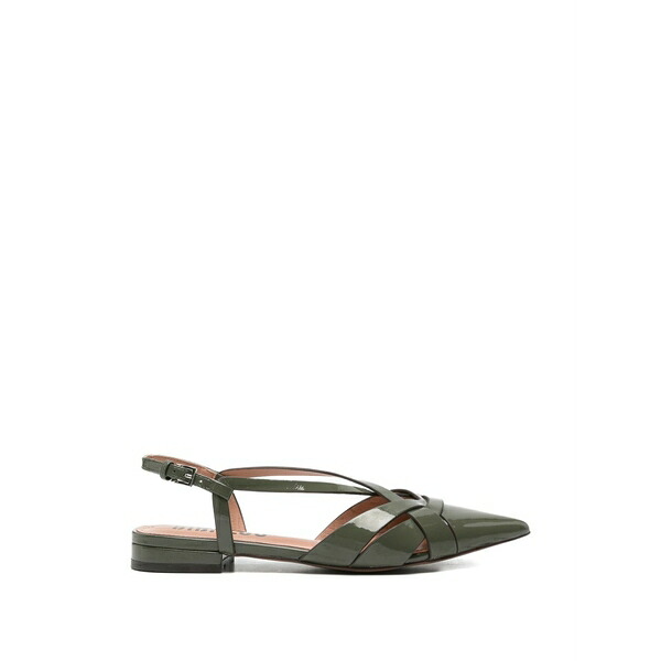 ビビロウ レディース サンダル シューズ Nolia patent-finish caged sandals Green