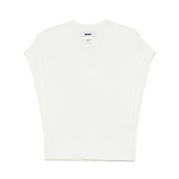 ダナ キャラン ニューヨーク州 レディース カットソー トップス Ribbed vest Neutrals