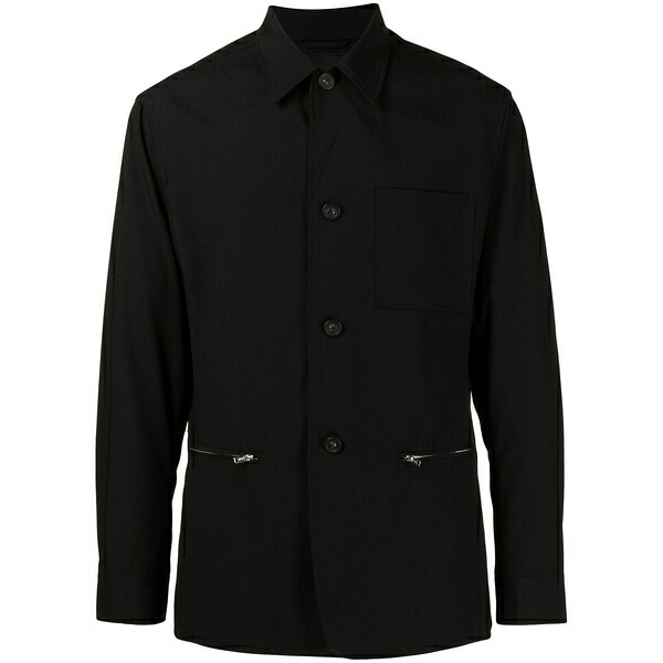 スリーワンフィリップリム メンズ ジャケット＆ブルゾン アウター Single-breasted wool-blend jacket Black｜asty