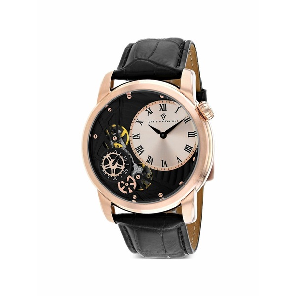 クリスチャンバンサント メンズ ウオッチ 付属物 Sprocket 44粍 watch Black