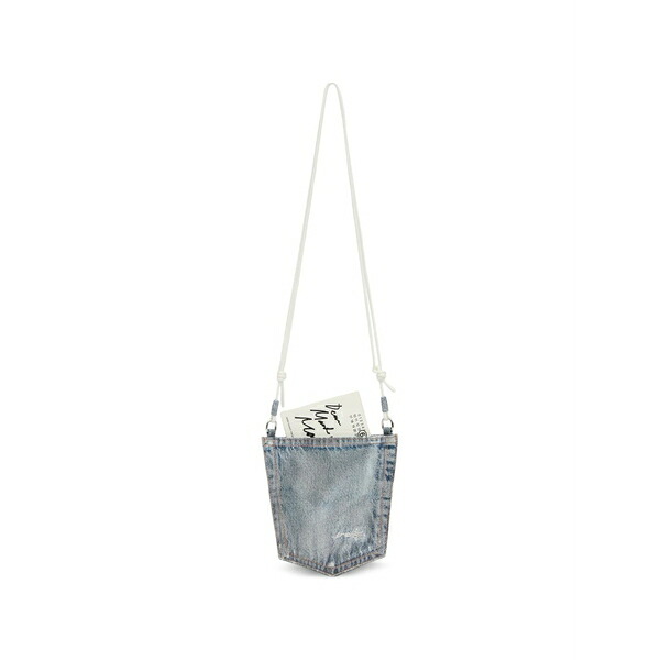 マルタンマルジェラ レディース ショルダーバッグ 御徒面子 Pocket cross body bag Blue