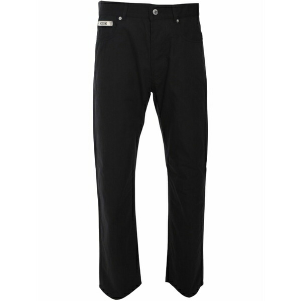 モスキーノ メンズ 心地よいズボン下 ボトムス Straight-leg trousers Black