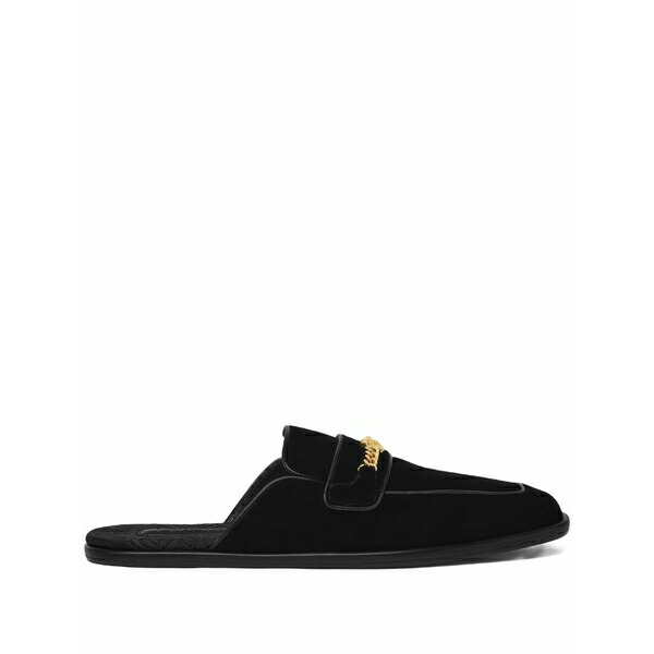 ヴェルサーチ メンズ サンダル シューズ Medusa head mules Black