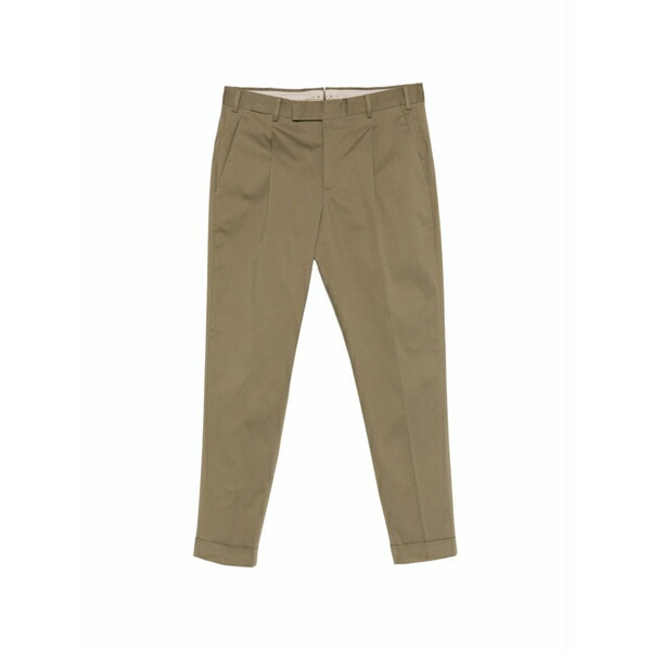 PTトリノ メンズ 心地好いズボン下 ボトムス Pleated trousers Green