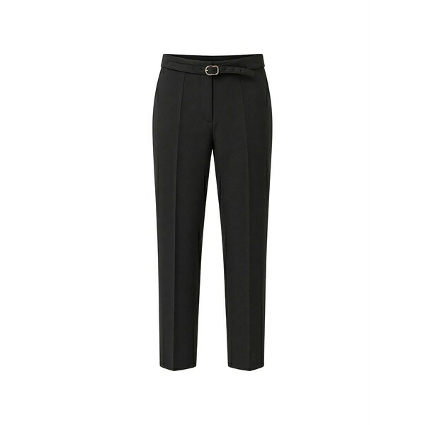 ドロシーシューマッハ レディース 心地好いズボン下 ボトムス Pressed-crease trousers Black