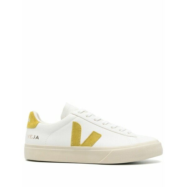 ヴェジャ メンズ スニーカー シューズ Campo leather sneakers  White