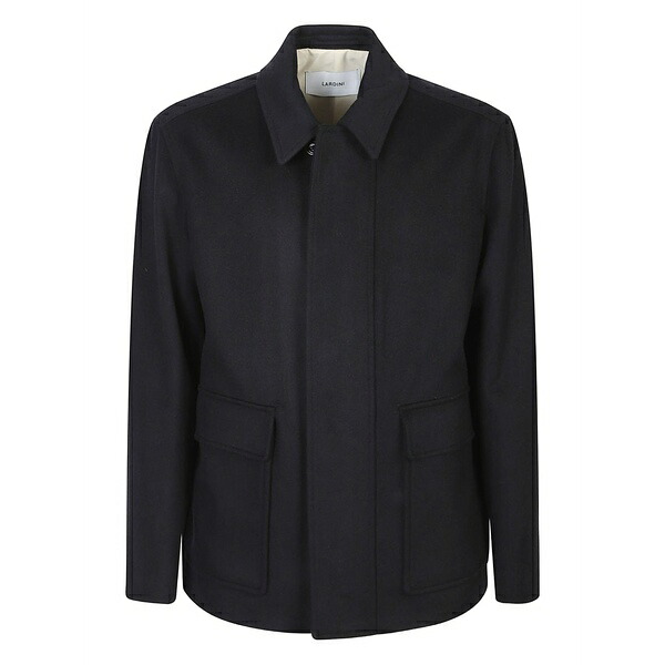 ラルディーニ メンズ 上衣＆上衣 アウター Button wool jacket Blue