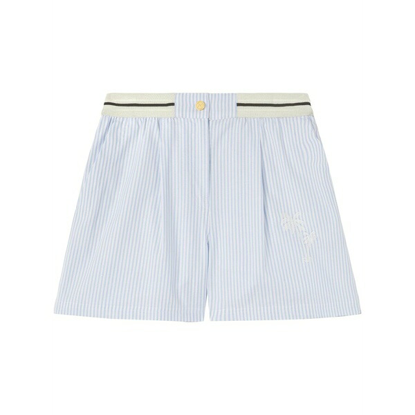 パーム・エンジェルス レディース 心地好いズボン下 ボトムス Palms striped boxer shorts Blue