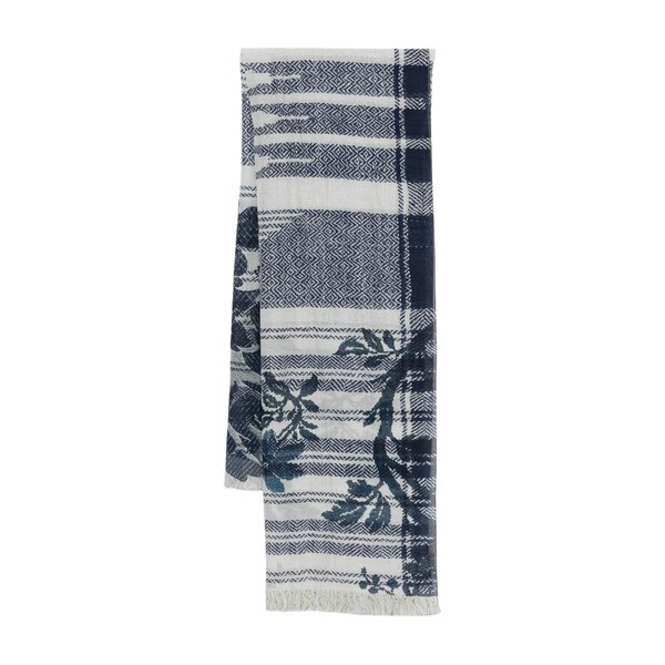 ピエール＝ルイ・マシア レディース マフラー・ストール・スカーフ アクセサリー Hawnbci floral-print scarf Blue｜asty