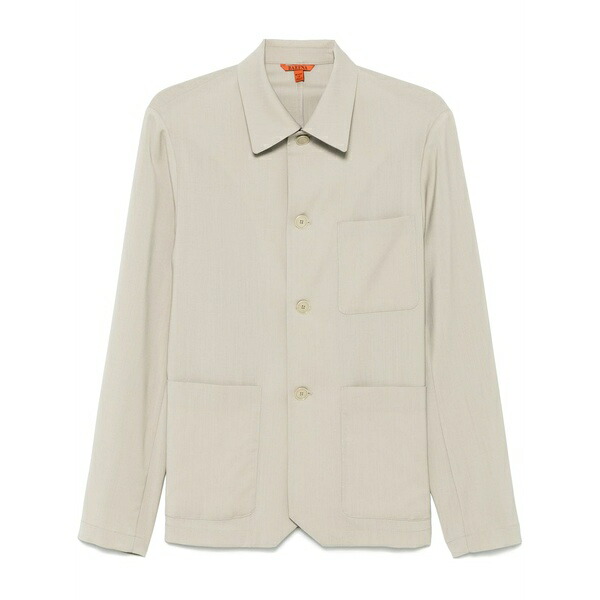 バレナ メンズ プルオーバー トップス Virgin-wool shirt  Neutrals