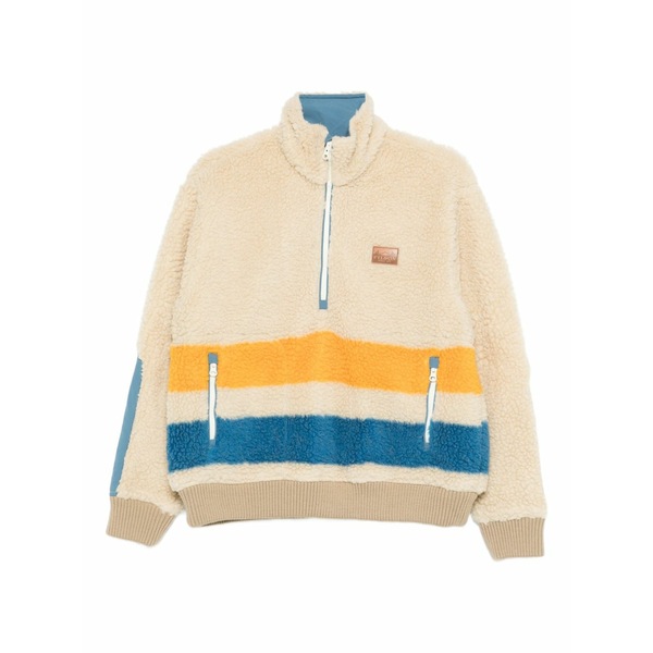 フィルソン レディース 編み物\u0026スウェーター アウター Stripe-detail half-zip jumper Neutrals
