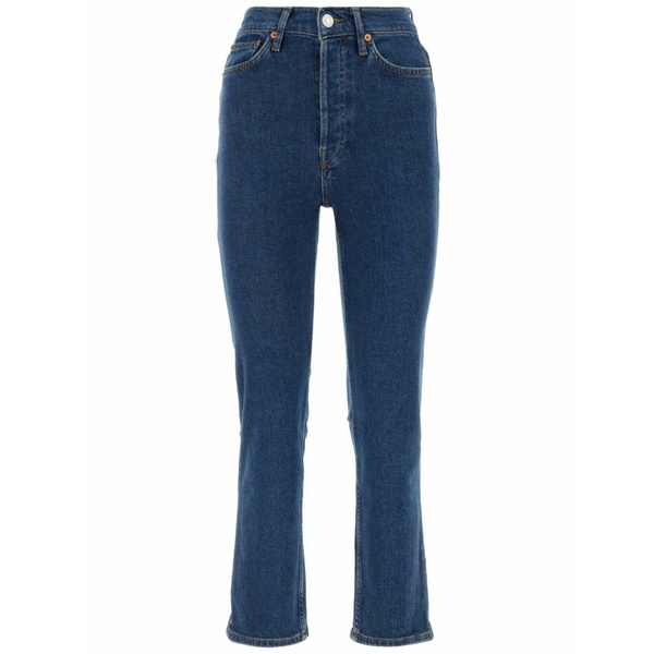 リダン レディース ジーンズズボン下 ボトムス \u002770s ultra rise cropped jeans Blue