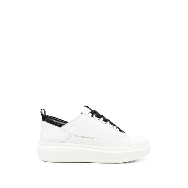 アレクサンダー スミス メンズ スニーカー シューズ Wembley leather sneakers White