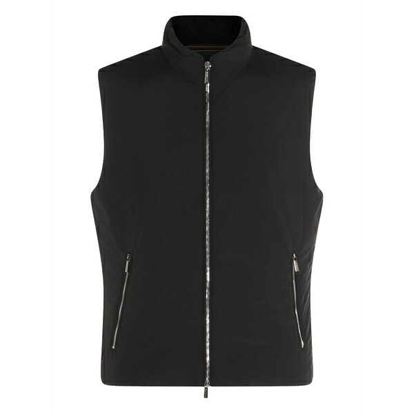 ムーレー メンズ 上衣＆上衣 アウター Zip-front gilet Brown