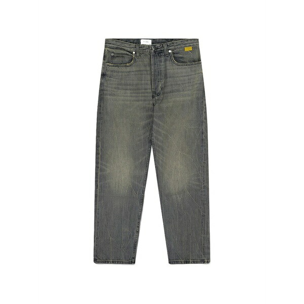 ルード メンズ ジーンズズボン下 ボトムス Whiskered straight-leg jeans Grey