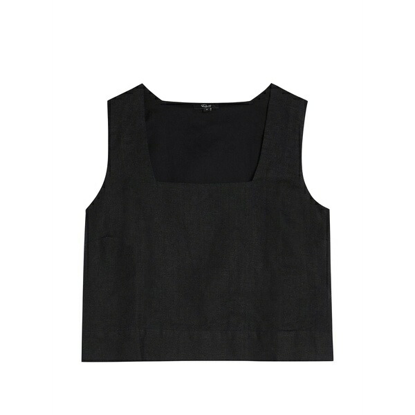 レイルズ レディース プルオーバー トップス Square-neck sleeveless top Black