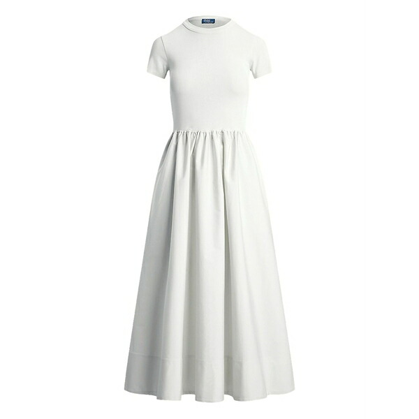 ラルフローレン レディース 衣裳 トップス Cotton dress White