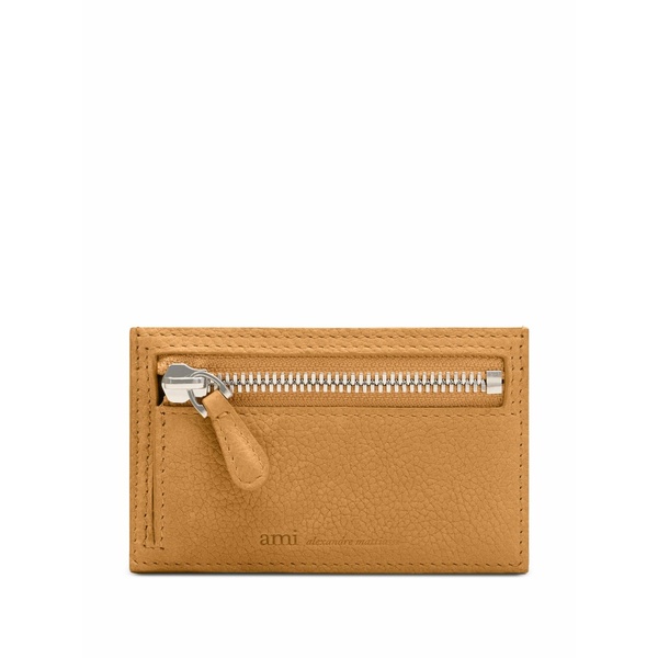 意中の女 メンズ 札入れ 佩び物 Carrousel zipped card holder Neutrals