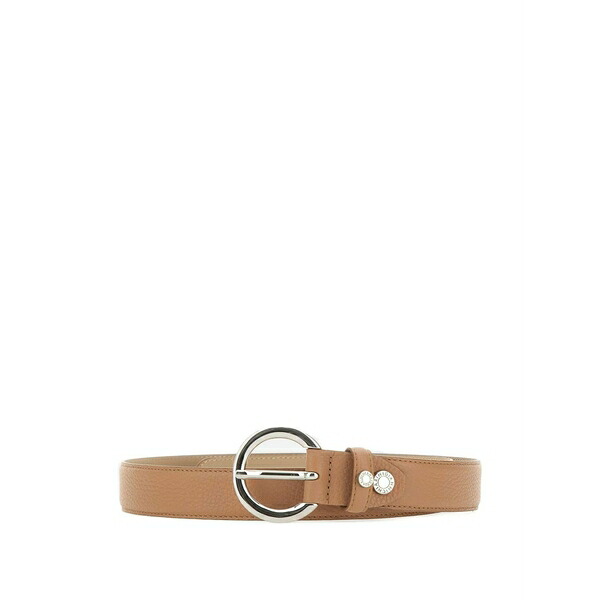 ジャンニ・キアリーニ レディース 三尺帯 付属物 Logo-detail leather belt Neutrals