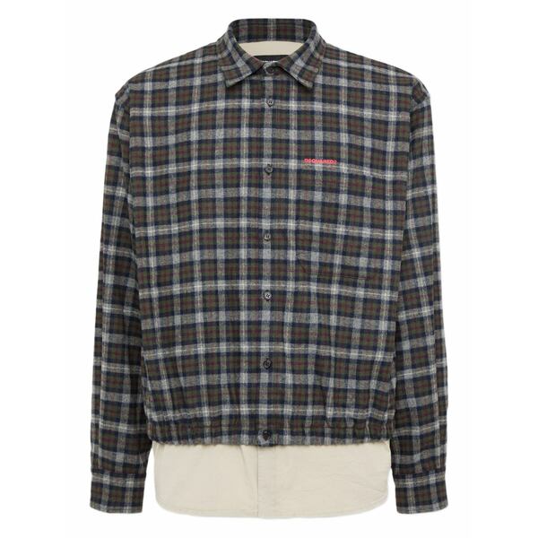 ディースクエアード メンズ プルオーバー トップス Double blouson shirt  Black