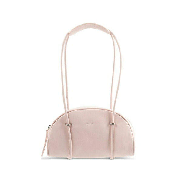 バイ毛革 レディース ショルダーバッグ 御徒面子 Kimberly bowler shoulder bag Pink