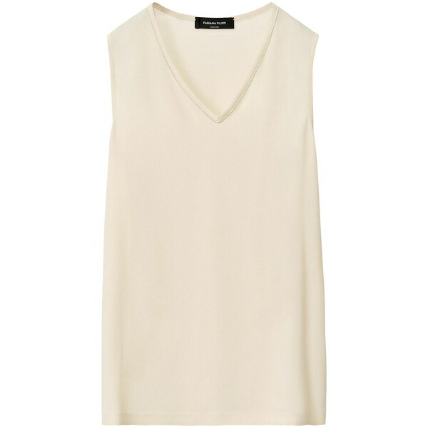 ファビアナ フィリッピ レディース カットソー トップス Sabl￡ tank top Neutrals