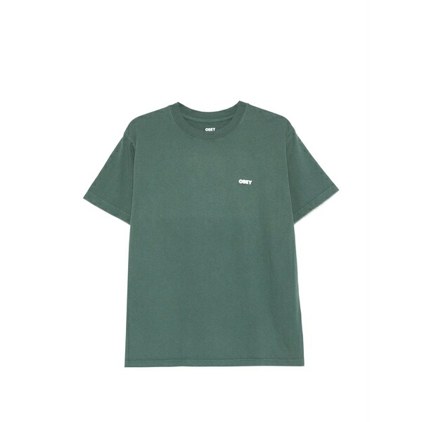 オベイ メンズ ティーシャツ トップス Logo t-shirt Green
