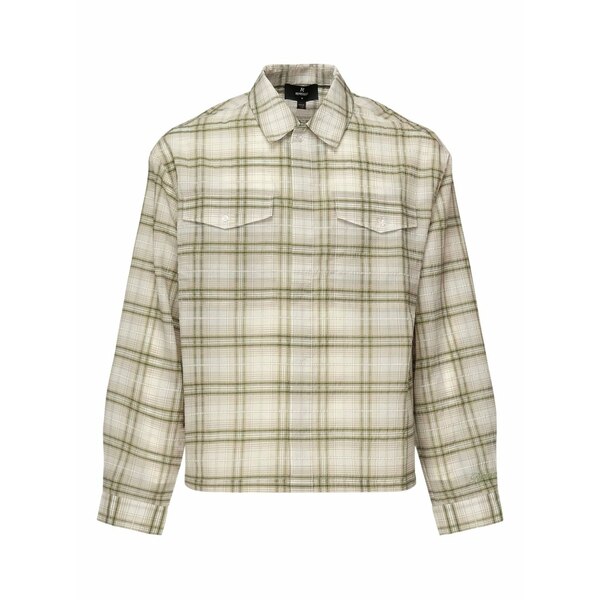 リプレゼント メンズ ティーシャツ トップス Checked pocket shirt Green