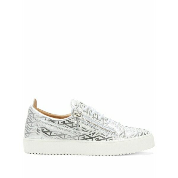 ジュゼッペザノッティ レディース スニーカー シューズ Gail monogram sneakers Silver