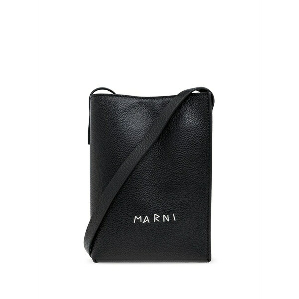 マルニ レディース ショルダーバッグ 御徒面子 North nano shoulder bag Black