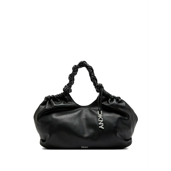 ダナ キャラン ニューヨーク州 レディース トートバッグ 御徒面子 Pia knotted handle tote bag Black