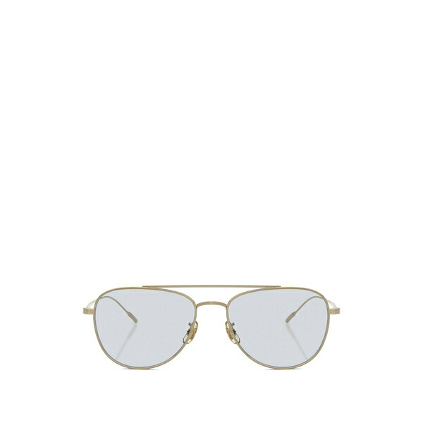 オリバーピープルズ メンズ サングラス・アイウェア アクセサリー Stilson pilot-frame sunglasses Gold|asty